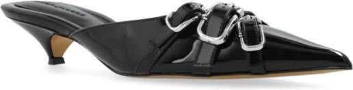 Marc Jacobs Patent hak slides The Emma Black Dames