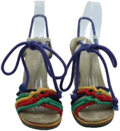 Marc Jacobs Pre-owned Cotton sandals Multicolor Dames