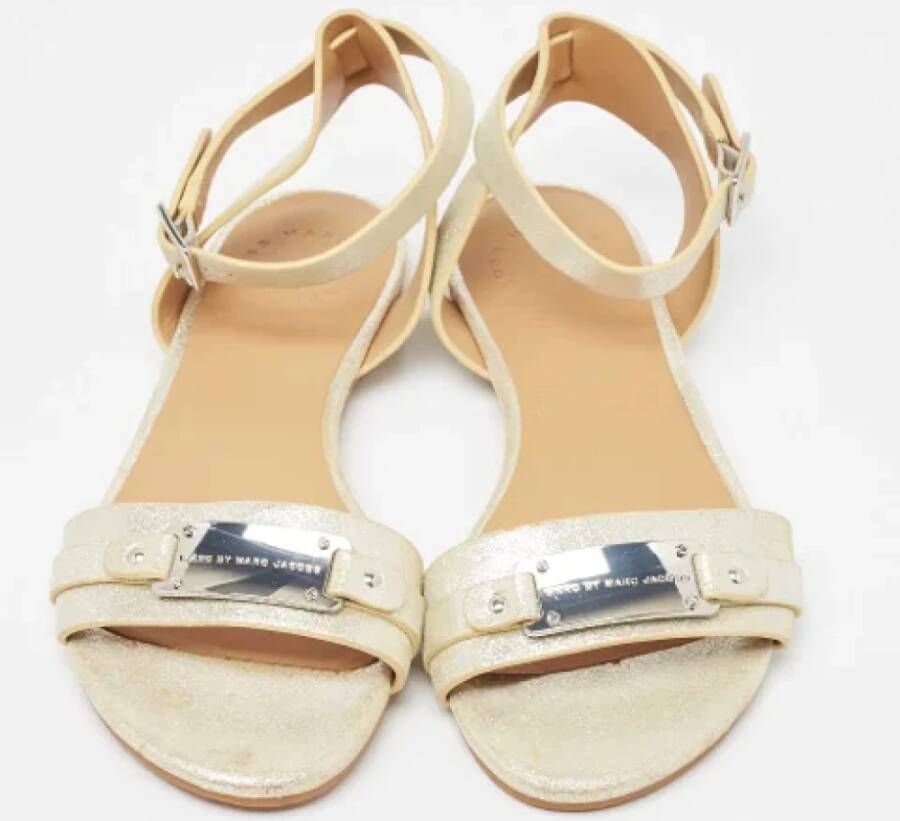 Marc Jacobs Pre-owned Fabric sandals Yellow Dames