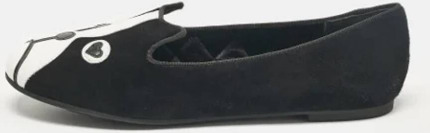 Marc Jacobs Pre-owned Leather flats Black Dames