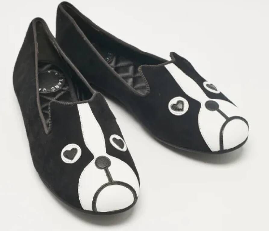 Marc Jacobs Pre-owned Leather flats Black Dames