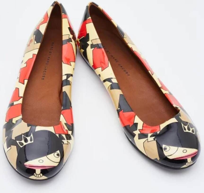 Marc Jacobs Pre-owned Leather flats Multicolor Dames