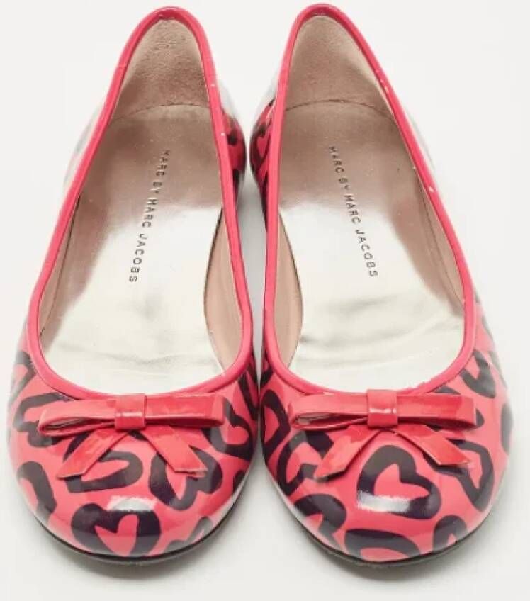 Marc Jacobs Pre-owned Leather flats Pink Dames