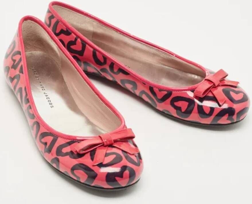 Marc Jacobs Pre-owned Leather flats Pink Dames