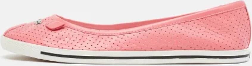 Marc Jacobs Pre-owned Leather flats Pink Dames