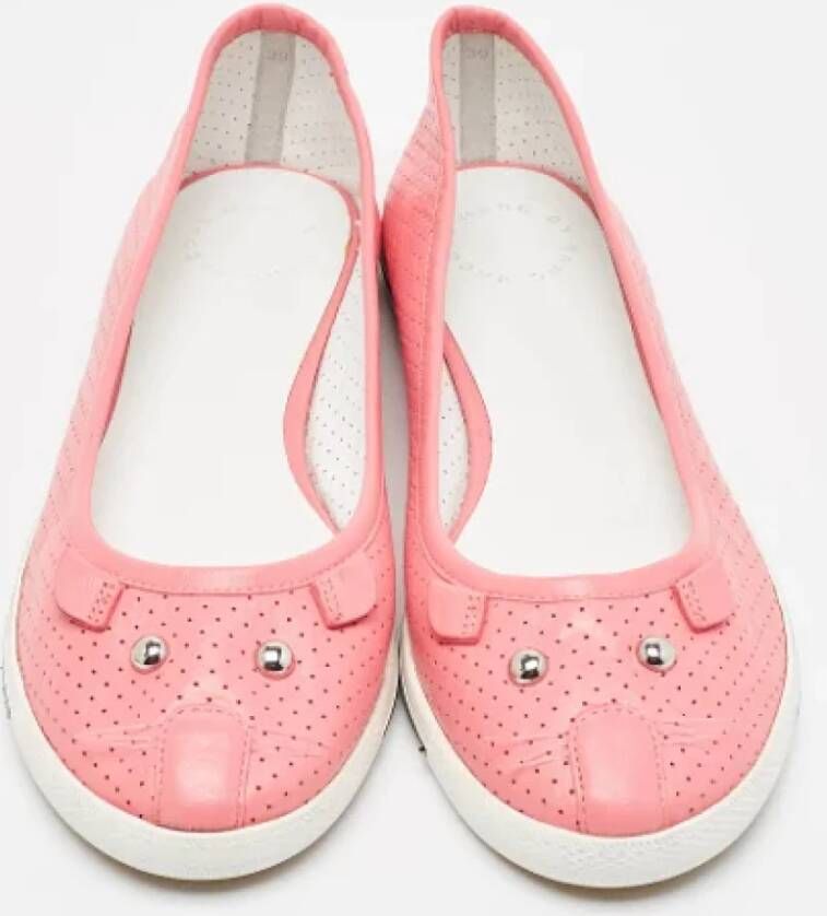 Marc Jacobs Pre-owned Leather flats Pink Dames