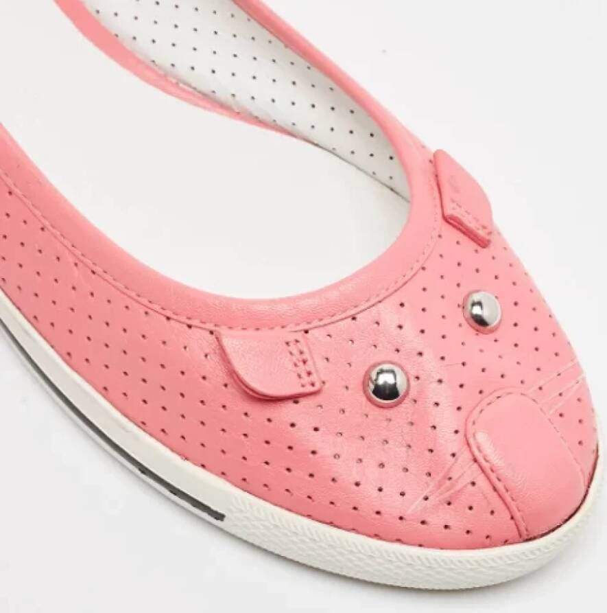 Marc Jacobs Pre-owned Leather flats Pink Dames