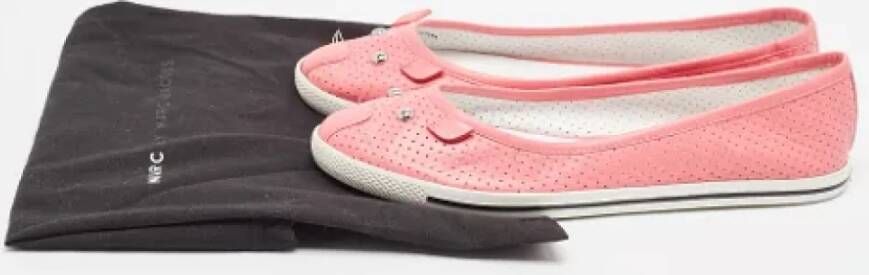 Marc Jacobs Pre-owned Leather flats Pink Dames