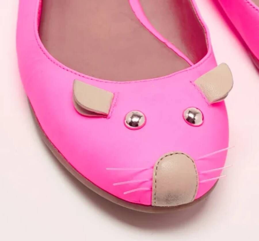 Marc Jacobs Pre-owned Leather flats Pink Dames