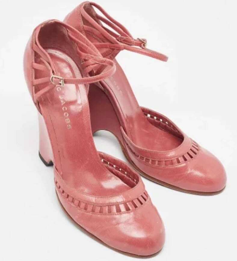 Marc Jacobs Pre-owned Leather heels Pink Dames