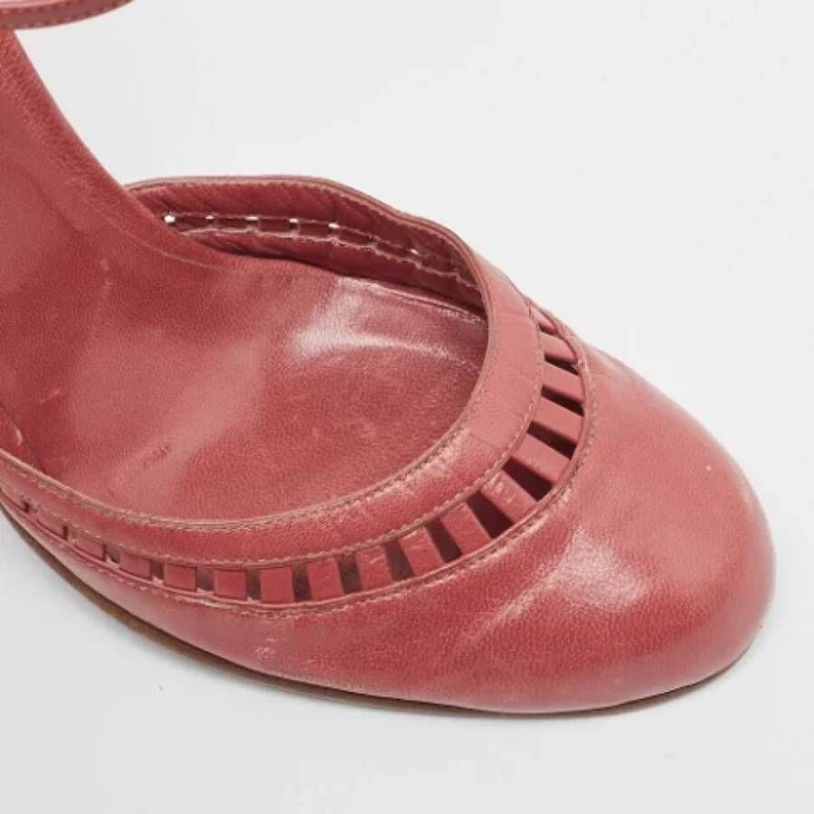 Marc Jacobs Pre-owned Leather heels Pink Dames