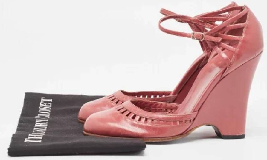 Marc Jacobs Pre-owned Leather heels Pink Dames