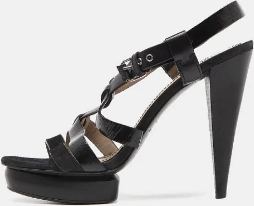 Marc Jacobs Pre-owned Leather sandals Black Dames