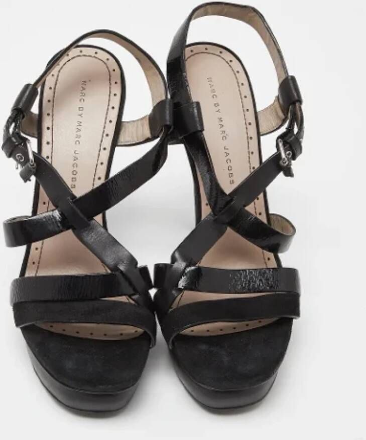 Marc Jacobs Pre-owned Leather sandals Black Dames