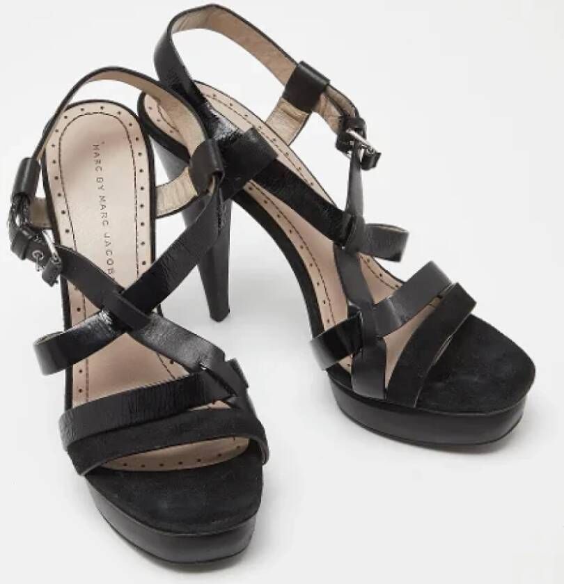 Marc Jacobs Pre-owned Leather sandals Black Dames