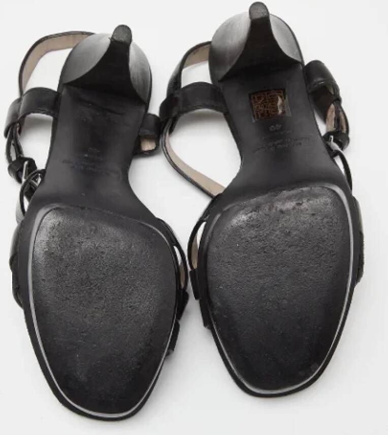 Marc Jacobs Pre-owned Leather sandals Black Dames