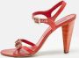 Marc Jacobs Pre-owned Leather sandals Red Dames - Thumbnail 2