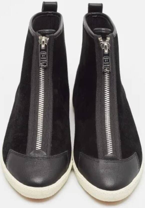 Marc Jacobs Pre-owned Leather sneakers Black Dames