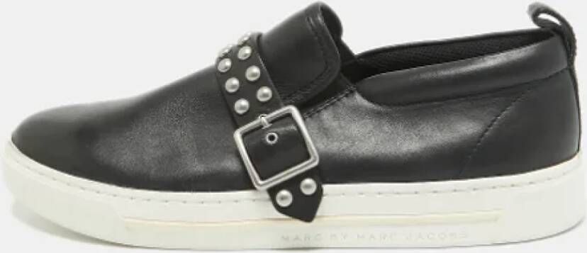 Marc Jacobs Pre-owned Leather sneakers Black Dames