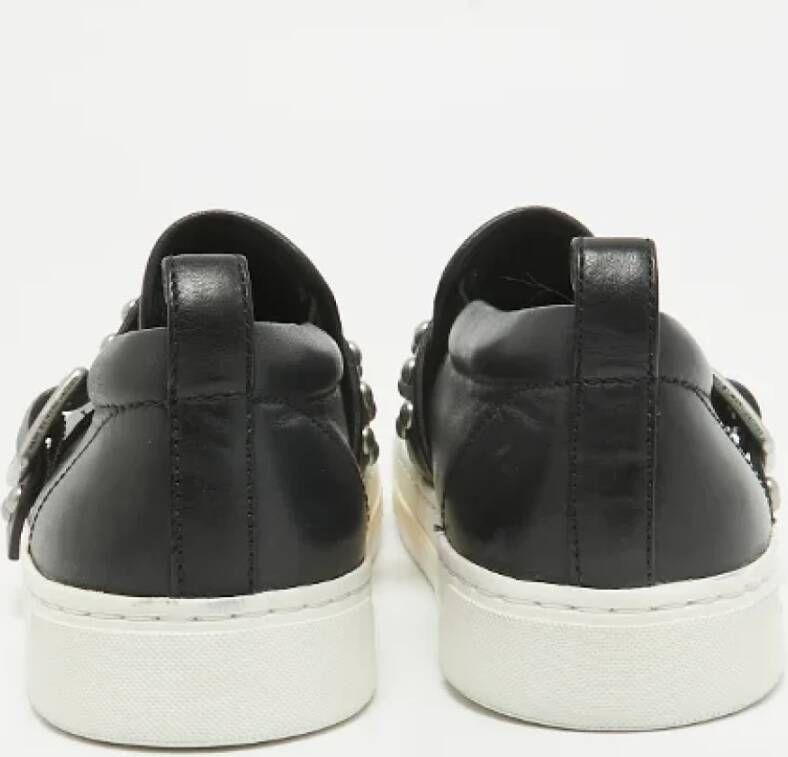 Marc Jacobs Pre-owned Leather sneakers Black Dames