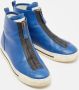 Marc Jacobs Pre-owned Leather sneakers Blue Dames - Thumbnail 4