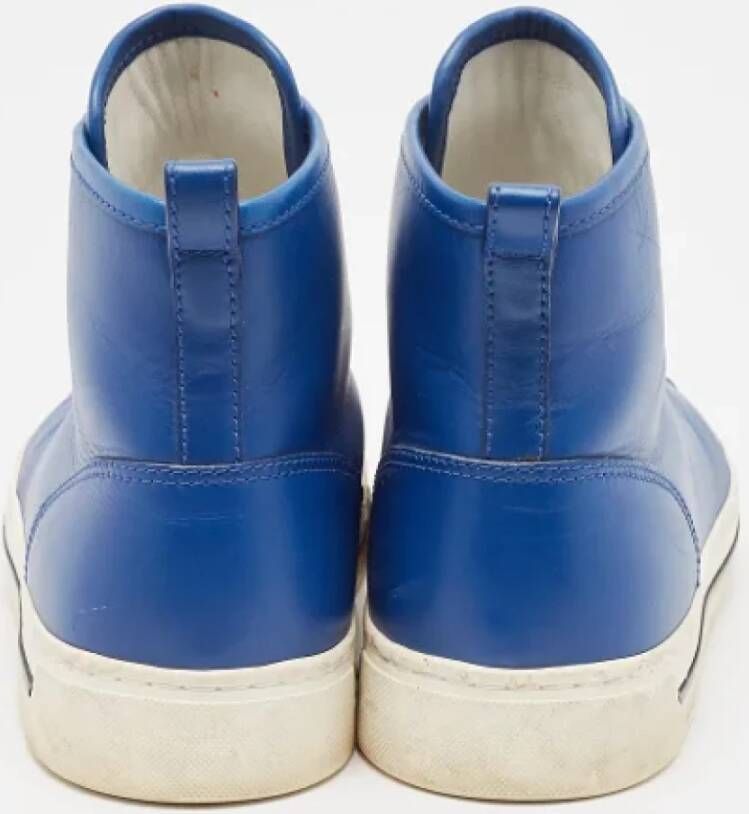 Marc Jacobs Pre-owned Leather sneakers Blue Dames