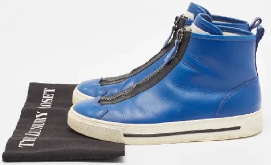 Marc Jacobs Pre-owned Leather sneakers Blue Dames