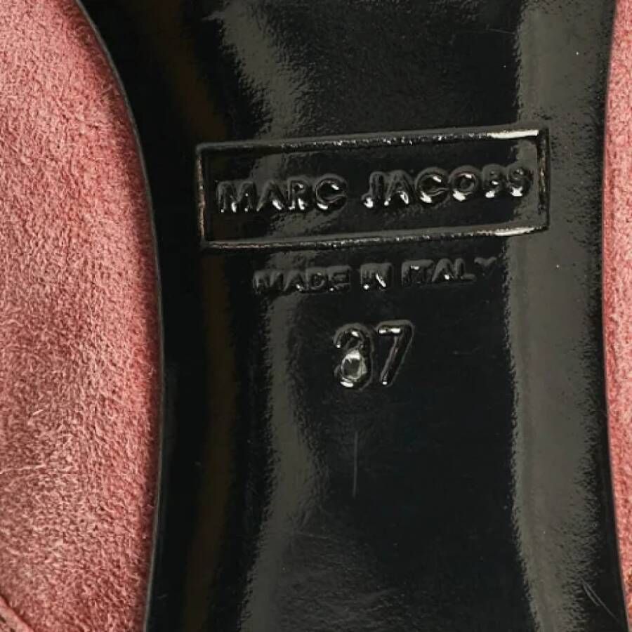 Marc Jacobs Pre-owned Suede flats Pink Dames