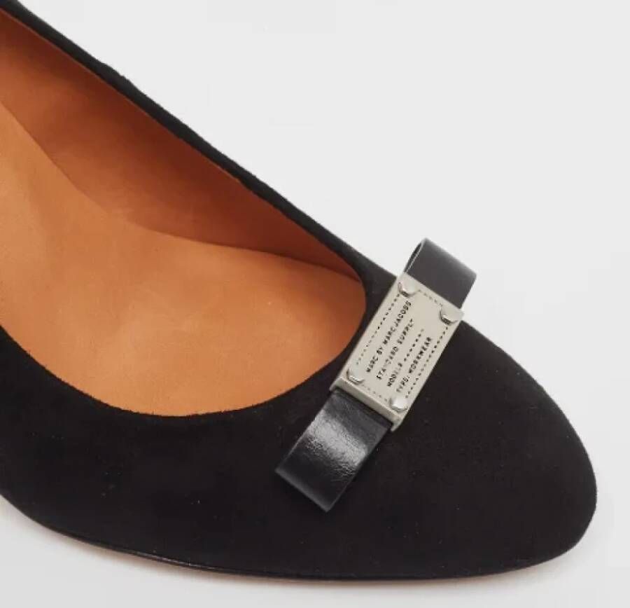 Marc Jacobs Pre-owned Suede heels Black Dames