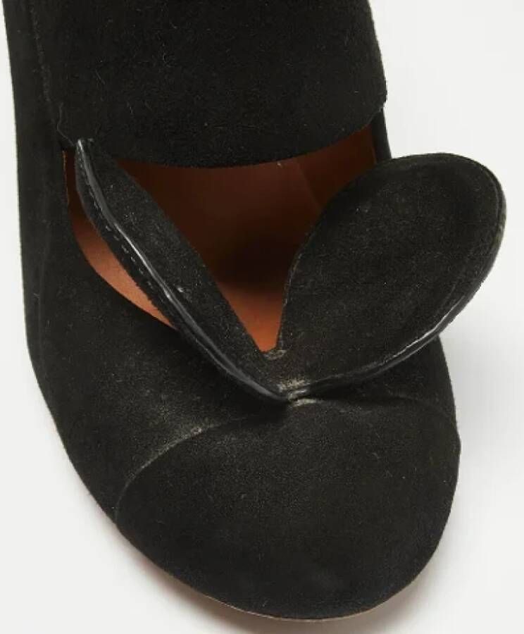 Marc Jacobs Pre-owned Suede heels Black Dames