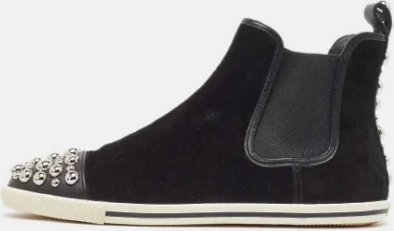 Marc Jacobs Pre-owned Suede sneakers Black Dames