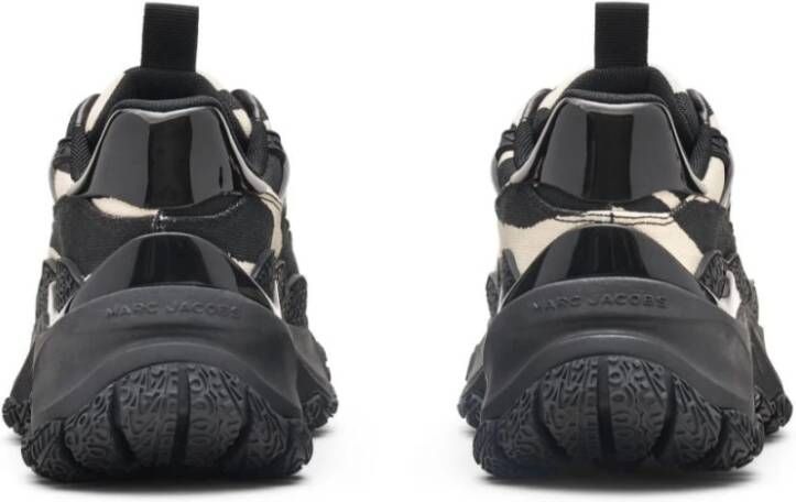 Marc Jacobs Zebra Canvas Lazy Hiker Sneakers Black Dames