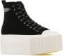 Marc Jacobs Zwarte Canvas High Top Platform Sneakers Black Dames - Thumbnail 2