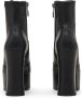 Marc Jacobs Zwarte Leren Blokhak Schoenen Black Dames - Thumbnail 4