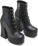 Marc Jacobs Zwarte Leren Blokhak Schoenen Black Dames - Thumbnail 6