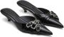 Marc Jacobs Zwarte Leren Kitten Hak Schoenen Black Dames - Thumbnail 3