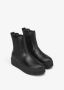 Marc O'Polo Chelsea boots van stijlvol rundleer met geribbelde plateauzool - Thumbnail 3