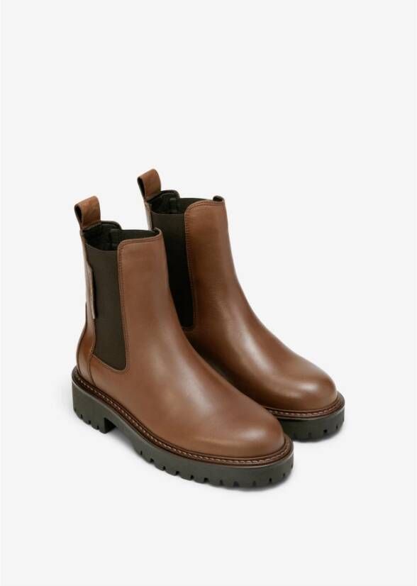 Marc O'Polo Chelsea boot Brown Dames