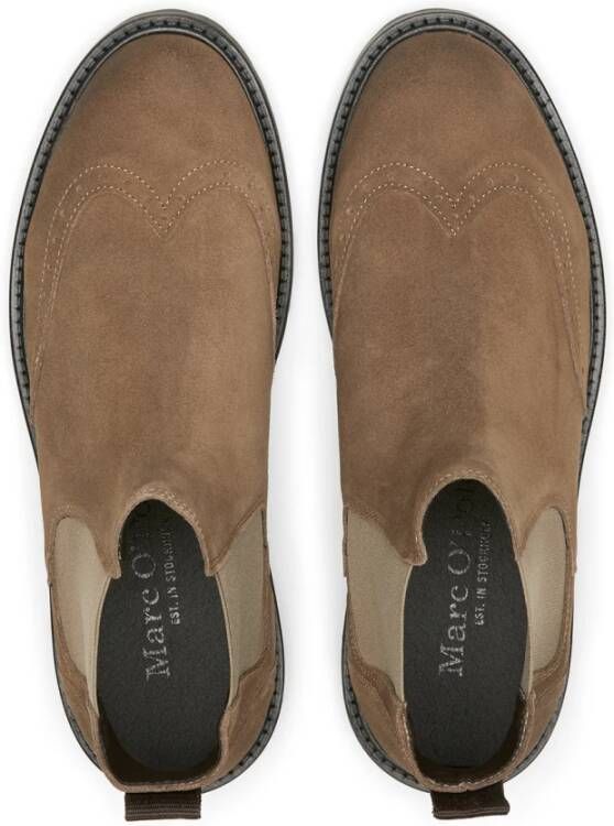 Marc O'Polo Chelsea boot Brown Heren