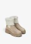 Marc O'Polo Chelsea boot met gebreide boord Beige Dames - Thumbnail 3