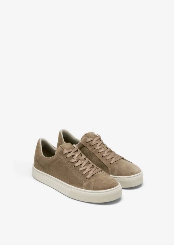 Marc O'Polo Cup sole sneaker Beige Heren