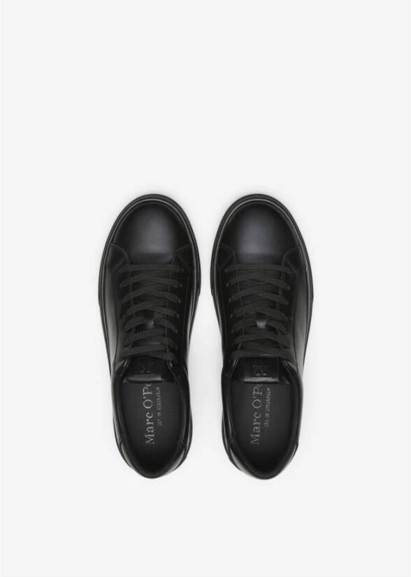 Marc O'Polo Cup sole sneaker Black Heren