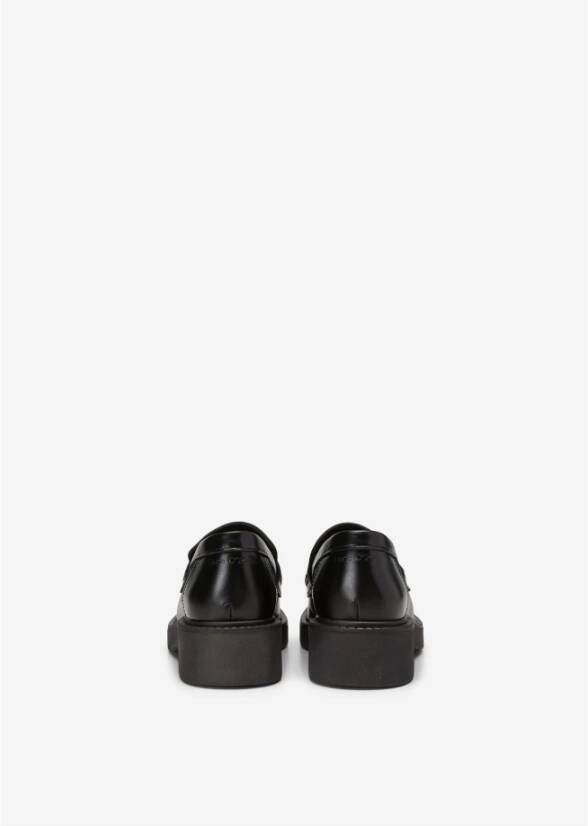 Marc O'Polo Fringe loafer Black Dames