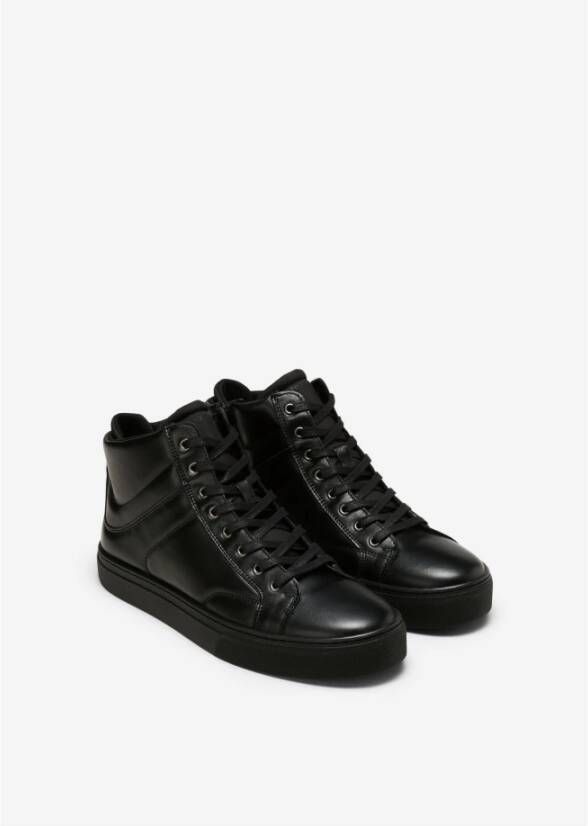 Marc O'Polo Hoge top sneaker Black Heren