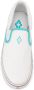 Marcelo Burlon Witte Turquoise Cross Vulcanized Slip-On Sneakers White Dames - Thumbnail 4