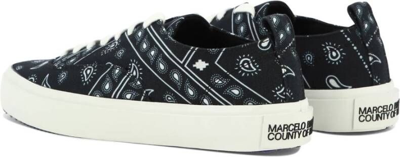 Marcelo Burlon Viento Bandana Vulcanized Sneakers Black Heren