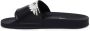 Marcelo Burlon Zwarte Rubberen Slippers met Vleugels Black Heren - Thumbnail 2