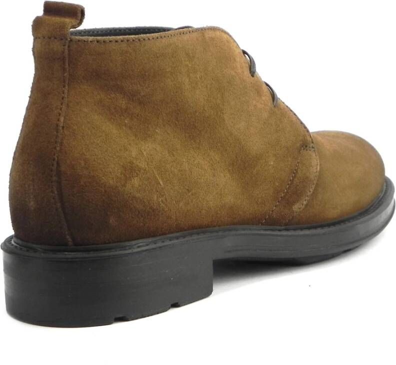 Marco Ferretti Bruin Leren Casual Schoenen Brown Heren