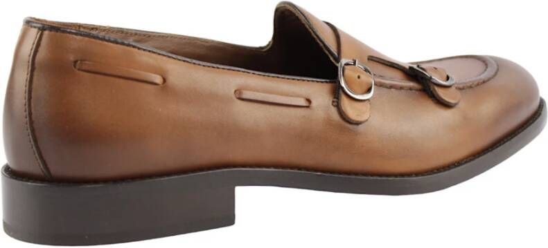 Marco Ferretti Leren Loafers Bruin Stijlvolle Schoenen Brown Heren