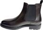 Marco Ferretti Leren Slip-On Laarzen met Rubberen Zool Brown Heren - Thumbnail 2